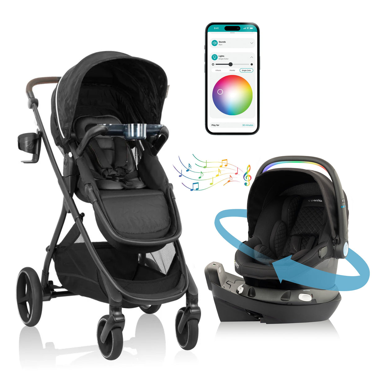 Build Your Own Travel System! Custom Shyft Inutiti+ Stroller & Revolve180 LiteMax NXT Bundle