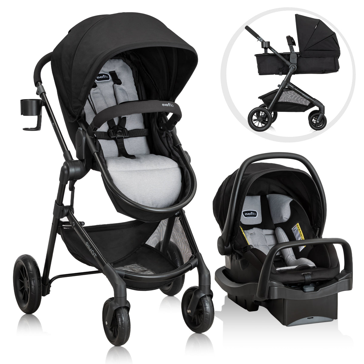 Pivot Modular Travel System with LiteMax Infant Car Seat