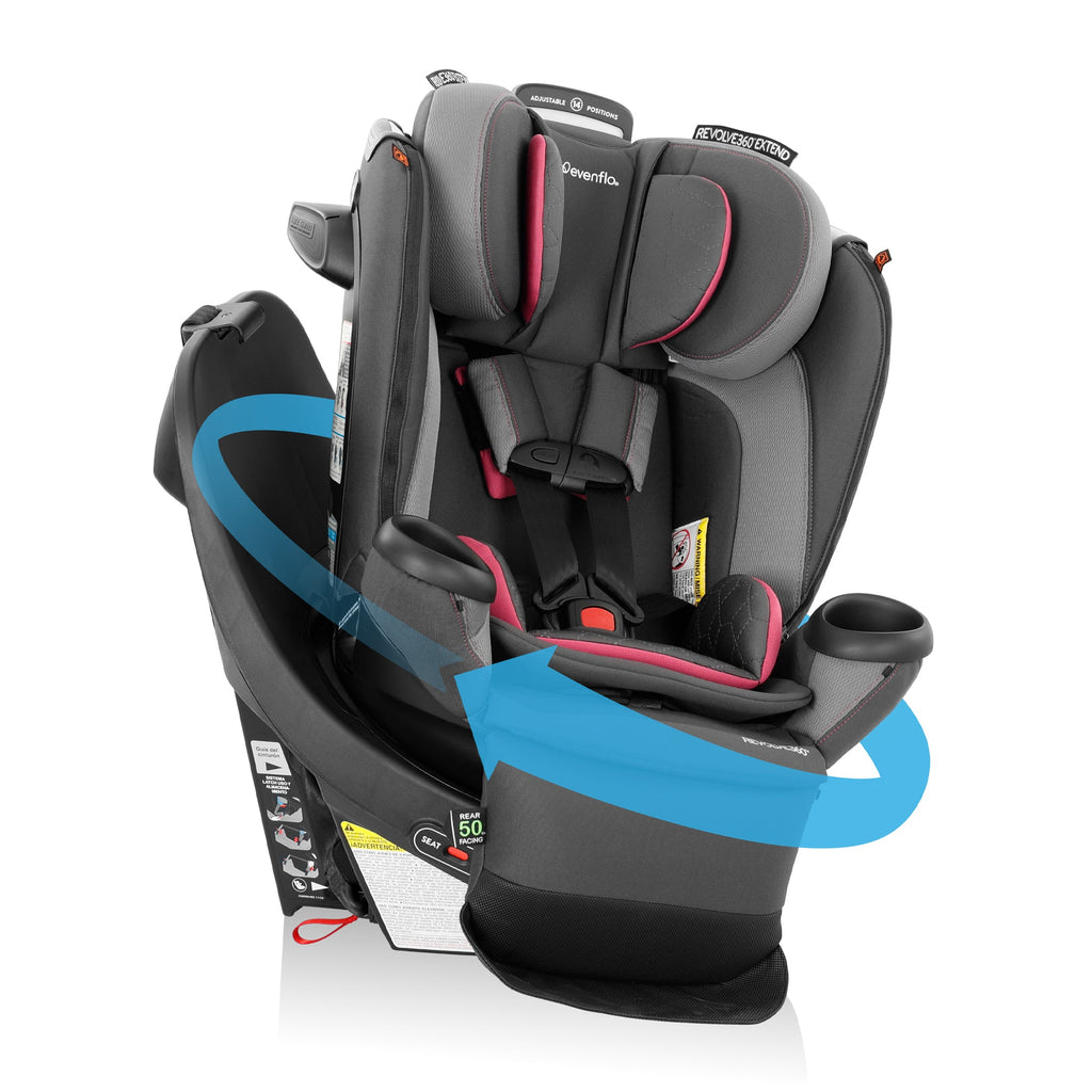 Revolve360 Extend All-in-One Rotating Car Seat with Quick Clean Cover